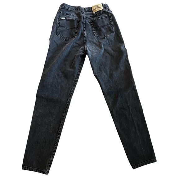 Vintage Jordache High Rise Black Tapered Jeans Size 13/14‎ - Picture 2 of 6
